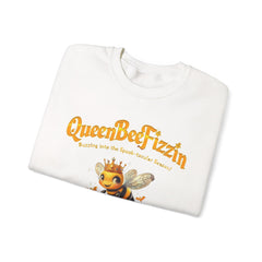 Fall Queen Bee Crewneck Sweatshirt - Halloween Pumpkin Design
