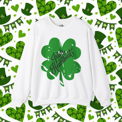 St. Patrick's Day Unisex Crewneck- Irish Heartbeat