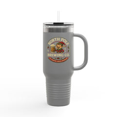 North Pole Brewing Co. Insulated Travel Mug - 40oz Coffee Tumbler for Adventurers