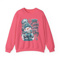 Hot Cocoa Kinda Day Sweatshirt- Winter- Christmas- Snowman