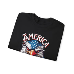 AMERICA - Bald Eagle- Unisex Heavy Blend™ Crewneck Sweatshirt