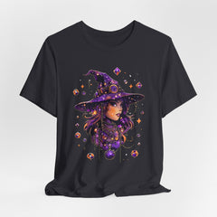 Enchanting Witch Graphic Tee - Perfect for Halloween, Gifts, Parties, Casual Wear, and Witchy Vibes