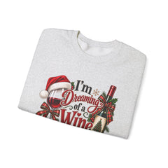 "I'm Dreaming of a Wine Christmas" Holiday Crewneck