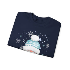 Winter Chill Sweatshirt - Cozy Unisex Crewneck with Snowy Design, Perfect for Holidays, Gifts, Snow Lovers, Warmth, Casual Style