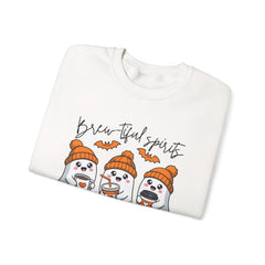 Halloween Ghosts Crewneck Sweatshirt, Spooky Apparel, Fall Fashion, Cozy Sweatshirt, Unisex Halloween Sweater