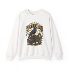 Nevermore Raven Crewneck Sweatshirt- Halloween Vibes
