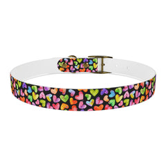 Dog Collar- Rainbow Hearts