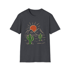Desert Sunset T-Shirt — Cactus Mountain Graphic Tee