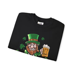 St. Patrick's Day Unisex Crewneck- Cheers Leprechaun