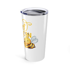 Sweet as Can Bee 20oz Tumbler  - White | Cute Bee Design Travel Mug, Gift for Honey Lovers, Birthday, Home & Office Use, Bee Themed