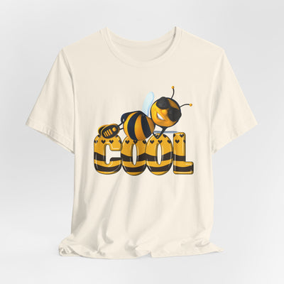 Bee Cool -Unisex Short Sleeve Tee - Fun, Casual Summer T-Shirt