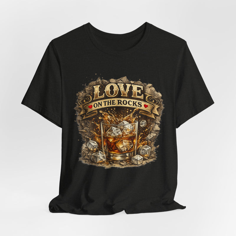 Whiskey 'Love on the Rocks' Tee - Valentine