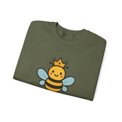 Queen Bee Fizzin'  -Unisex Crewneck Sweatshirt - Cute Casual Fashion