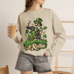 St. Patrick's Day Shamrockin' & Rollin' Sweatshirt
