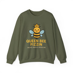 Queen Bee Fizzin'  -Unisex Crewneck Sweatshirt - Cute Casual Fashion