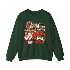 Christmas Cheer Sweatshirt — "Making My Own Christmas Cheer" Holiday Sweatshirt