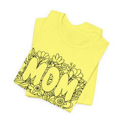 Pen & Ink Floral Mom T-Shirt - Perfect Gift for Mother's Day or New Mom
