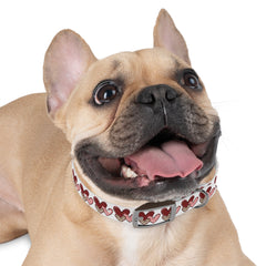 Dog Collar- Rustic Hearts