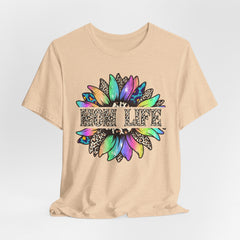 Sunflower Leopard Mom Tee