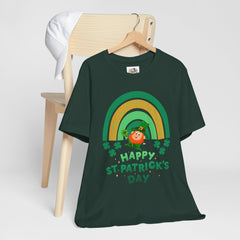 St. Patrick's Day Rainbow LeprechaunTee - Unisex Short Sleeve Shirt