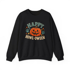 Halloween Crewneck Sweatshirt — "Happy Howl-oween" Pumpkin Graphic - Southern Heritage