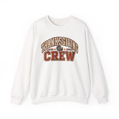 Thanksgiving Crew Sweatshirt - Vintage Turkey Family Holiday Pullover - Fall Apparel