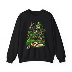 St. Patrick's Day Shamrockin' & Rollin' Sweatshirt