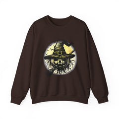Halloween Witch Sweatshirt, Unisex Sweatshirt for Fall, Cozy Crewneck for Halloween Parties, Spooky Season Apparel, Gift for Witch Lovers