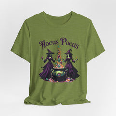 Hocus Pocus Halloween T-Shirt, Witch Tee, Unisex Halloween Shirt, Spooky Season Apparel, Costume Party Top