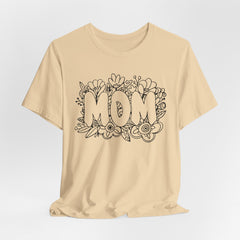 Pen & Ink Floral Mom T-Shirt - Perfect Gift for Mother's Day or New Mom