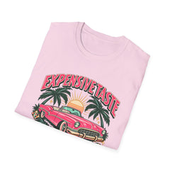 Expensive Taste Social Club T-Shirt — Retro Palm & Classic Car Tee