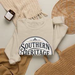 Southern Heritage Crewneck Sweatshirt — Vintage Magnolia Graphic
