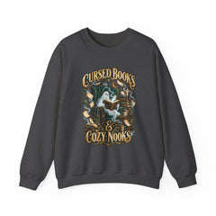 Cursed Books & Cozy Nooks Sweatshirt — Gothic Reading - Halloween BP