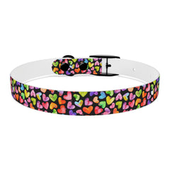 Dog Collar- Rainbow Hearts