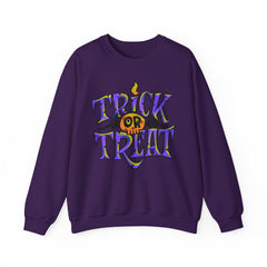 Halloween 'Trick or Treat' Crewneck Sweatshirt — Retro Candy Graphic