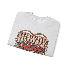 Howdy Valentine Crewneck Sweatshirt