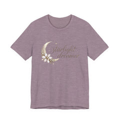 Starlight Dreamer Tee — Moon & Floral Graphic Shirt
