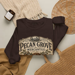 Pecan Grove Mercantile Vintage Logo Sweatshirt - Southern Heritage