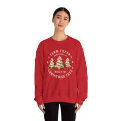 Farm Fresh Christmas Tree Sweatshirt – Cute Cookie Tree Holiday Crewneck