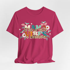 Tropical Mama Vibes Unisex Jersey Tee - Perfect for Summer & Holidays
