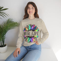 “Mom Life” Vintage Cool Life Flower Crewneck Sweatshirt