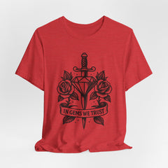 'In Gems We Trust' | Edgy Casual Wear, Gift for Rock Lovers, Men's & Women's Apparel, Perfect for Festivals