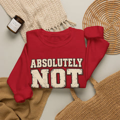 Fun Attitude Sweatshirt “Absolutely Not”