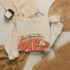 Crewneck Sweatshirt — “Save Room for Pie, Darlin’” Retro Thanksgiving Pullover