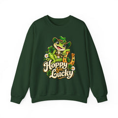 Hoppy Go Lucky Frog St. Patrick’s  Day Sweatshirt