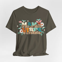 Tropical Mama Vibes Unisex Jersey Tee - Perfect for Summer & Holidays