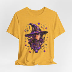 Enchanting Witch Graphic Tee - Perfect for Halloween, Gifts, Parties, Casual Wear, and Witchy Vibes