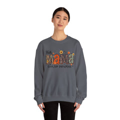 "This Mama Loves Her Pumpkins" Unisex Heavy Blend™ Crewneck Sweatshirt