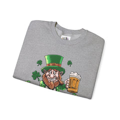 St. Patrick's Day Unisex Crewneck- Cheers Leprechaun