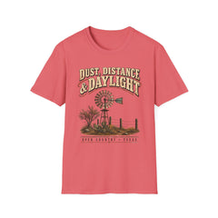 Dust, Distance & Daylight T-Shirt — Vintage Windmill Graphic Tee for Outdoor Lovers- Southern Heritage